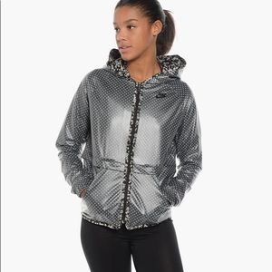 NWT Nike Liberty jacket, gray and floral print - M